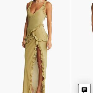 House of CB- Pixie Ruffle Georgette Body-Con Cocktail Dress